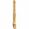 Ekena Millwork Saratoga Rough Sawn Timber Gable Bracket, Western Red Cedar, 108"W x 54"H x 4"D x 6"F, 12/12 Pitch GBW108X54X0406SAR00RWR - alternate 5